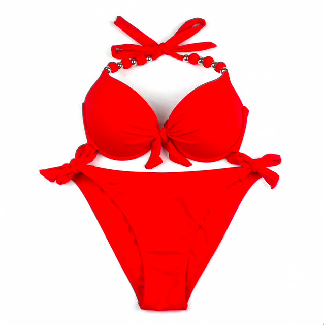 Floral Print Bikini Swimsuit Clipart (800x800), Png Download