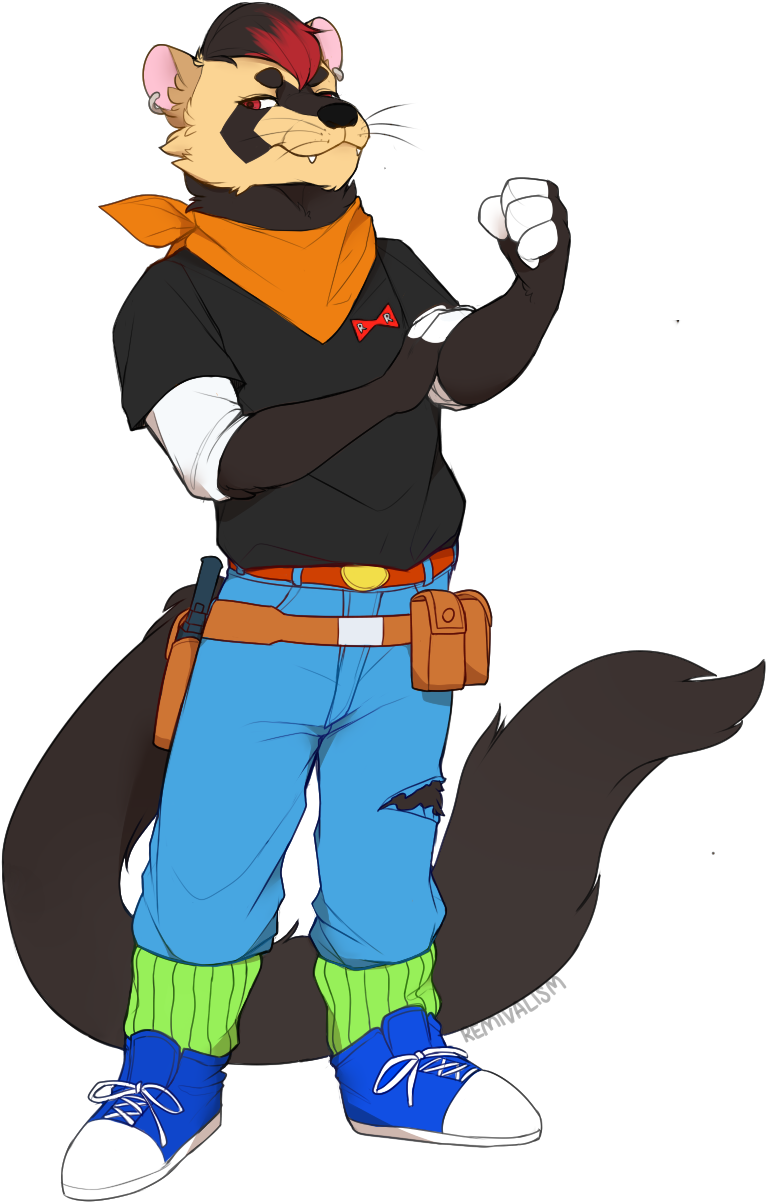 [c] Android 17 Bandit By Remivalism Clipart (976x1366), Png Download