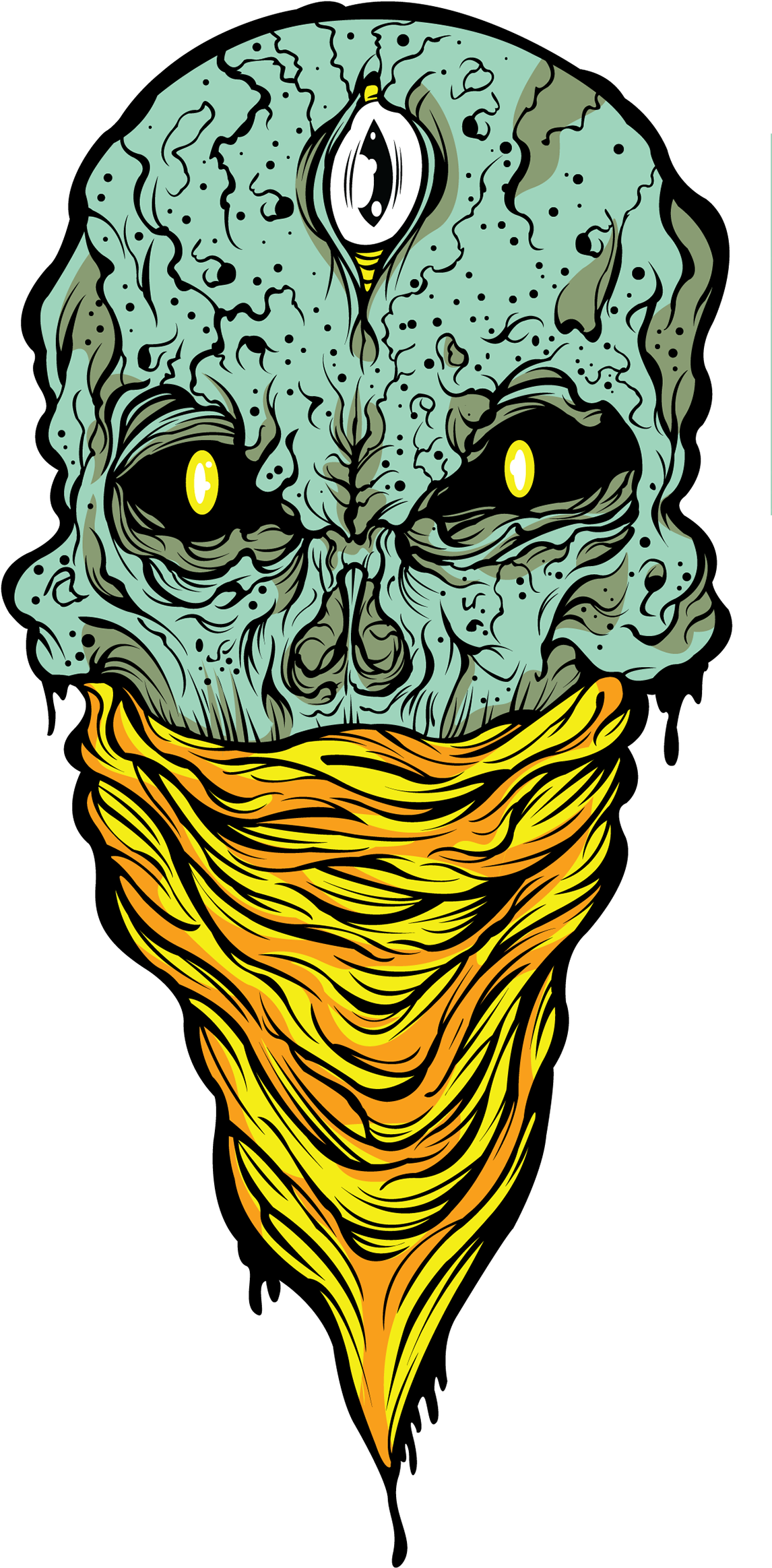 Nightmare Bandit Shirt / Sweatshirt Design For Designbyhumans Clipart (1200x2740), Png Download