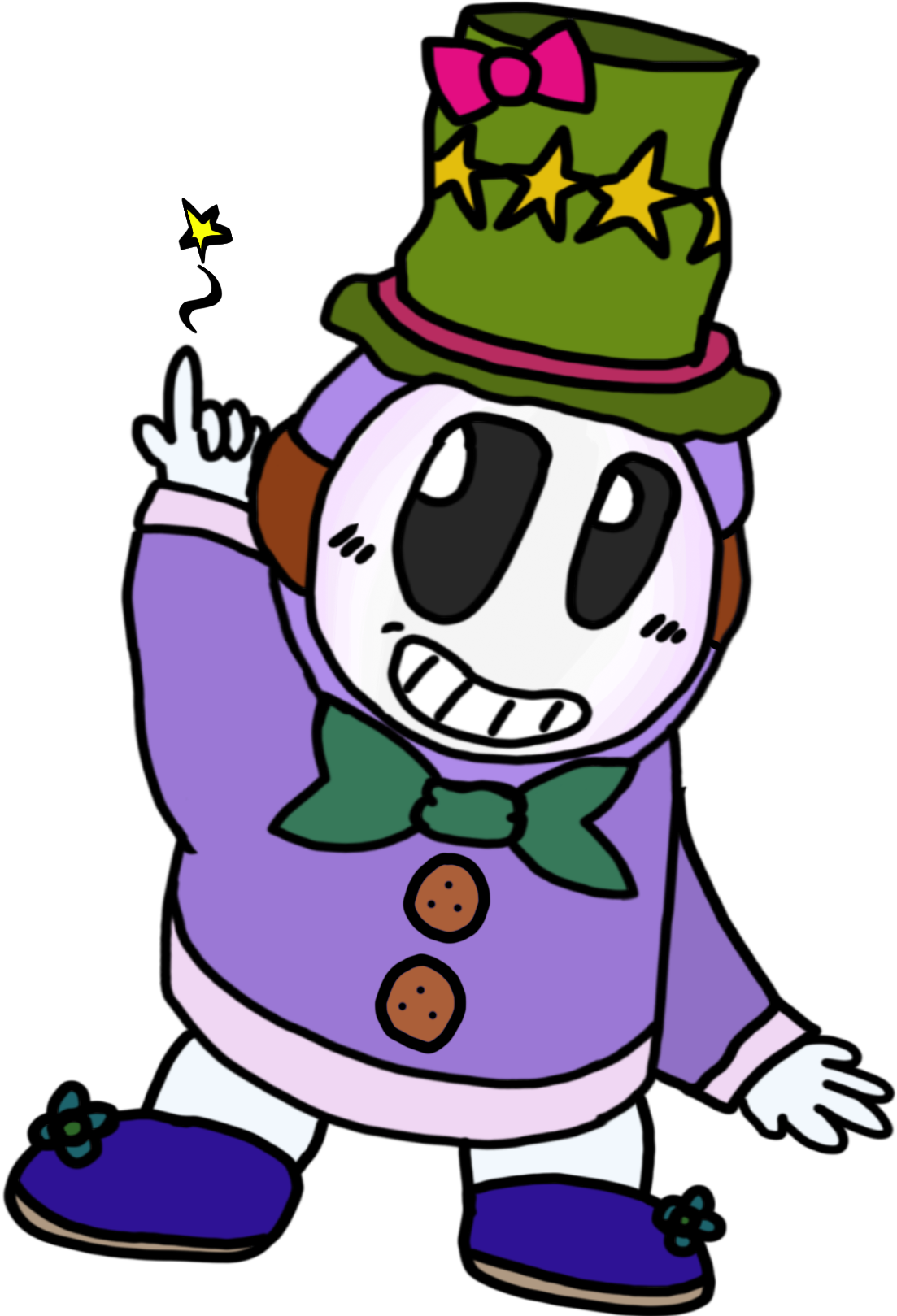 The Charismatic Bandit Clipart (1500x1620), Png Download