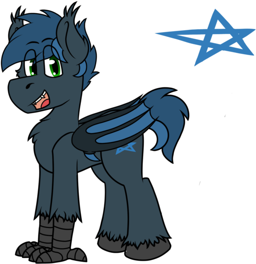 Koonzypony, Bat Pony, Catbathorse, Fangs, Hippogriff, Clipart (800x582), Png Download