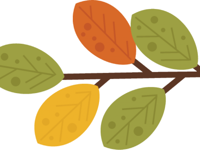 Leaves Clipart Cute - Png Download (640x480), Png Download