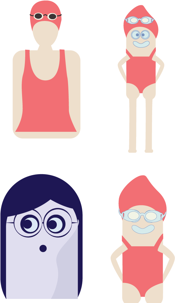 After The First Few Versions On The Top, Things Start Clipart (733x1186), Png Download