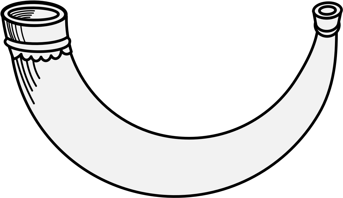 Horn Clipart Hunting Horn - Png Download (1218x712), Png Download