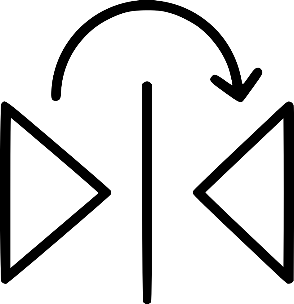 Flip Reflect Horizontal Mirror Tool Comments Clipart (948x980), Png Download