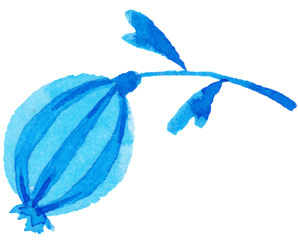 Blue Flower Decoration Vector Clipart (1024x826), Png Download