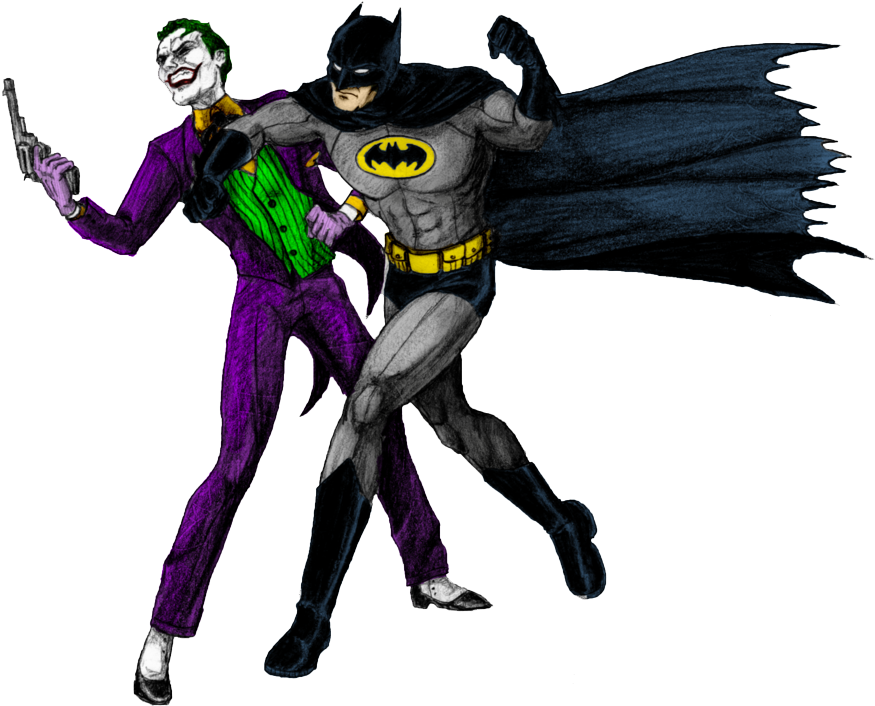 Batman Joker Png Image Clipart (900x758), Png Download