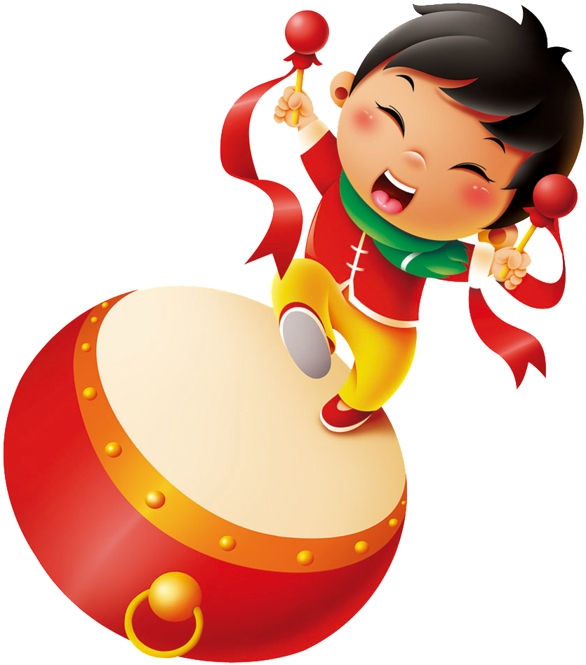 This Graphics Is Little Boy Standing On The Drum, Transparent Clipart (1024x1024), Png Download