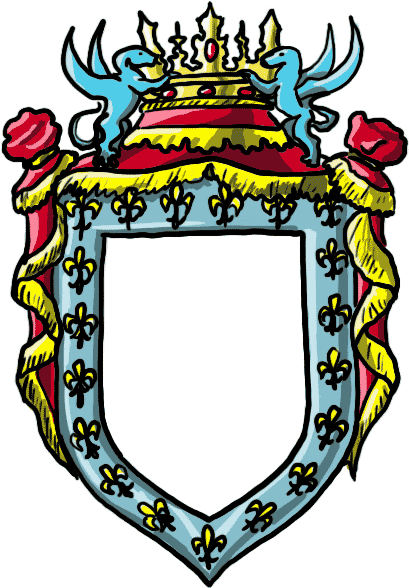 How To Draw Coat Of Arms Shield Step By Step Clipart (600x600), Png Download