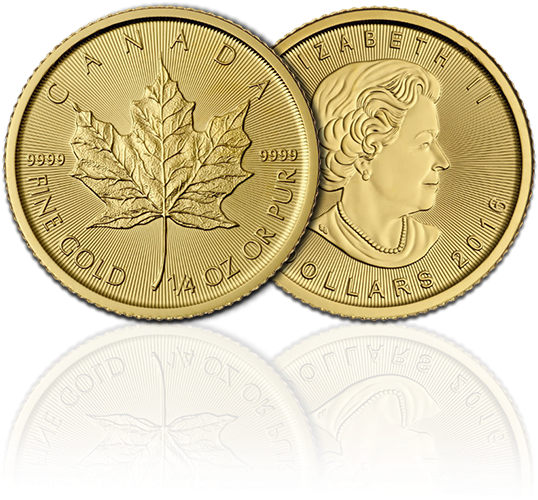 1/4 Oz Maple Leaf Clipart (800x800), Png Download