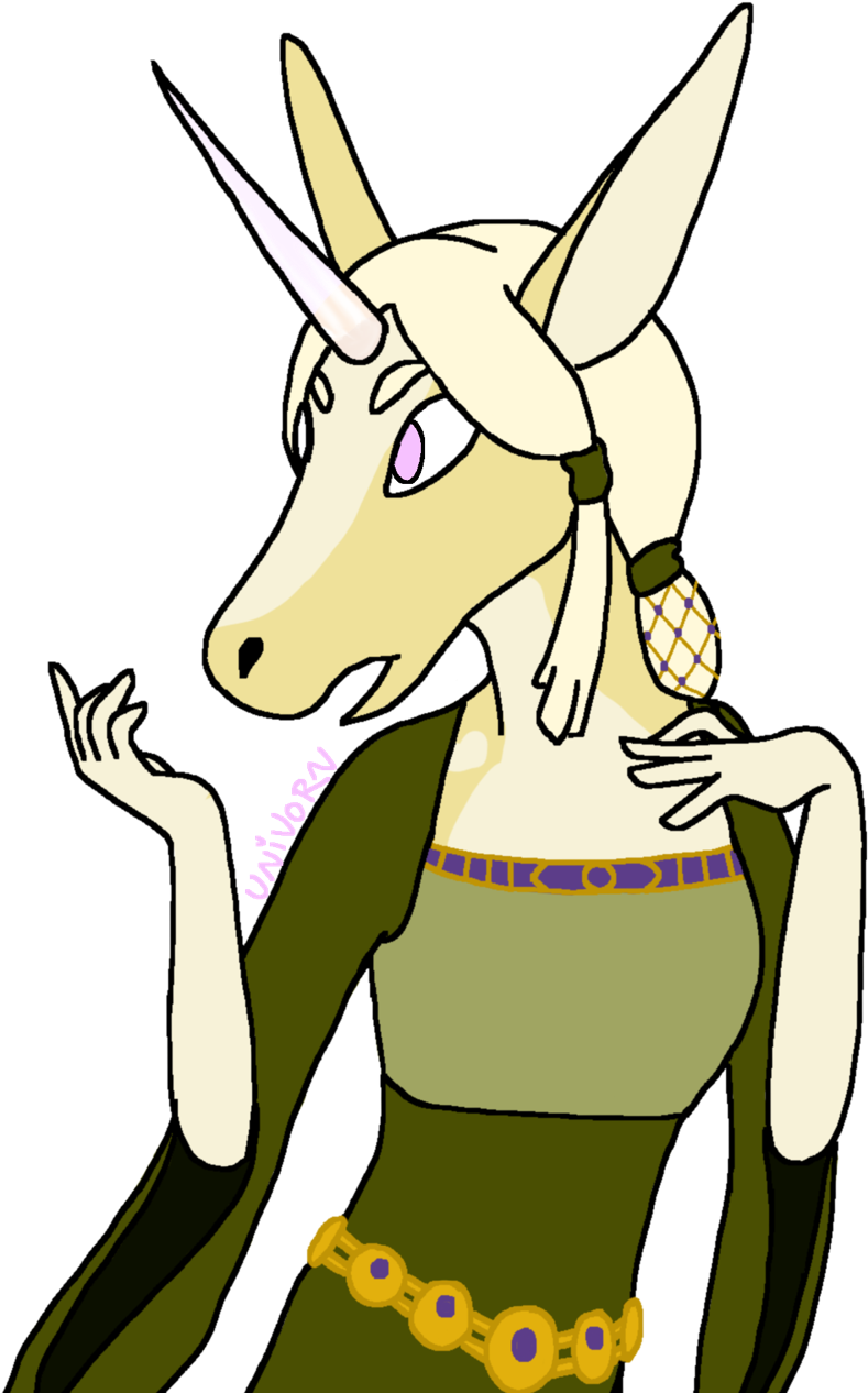 An Uncorrupted Unicorn From Senagros World Clipart (888x1280), Png Download