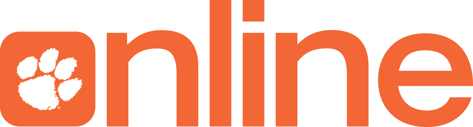 Clemson Online Logo Clipart (1551x419), Png Download