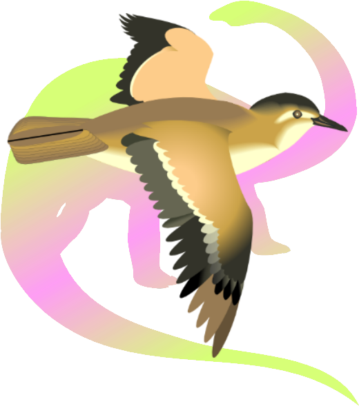 Image Derived From Dinosaur And Bird Clip Art At Clckr - Png Download (528x597), Png Download