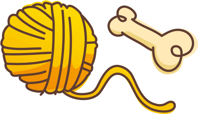 Bone And Ball ⇄ Clipart (700x700), Png Download
