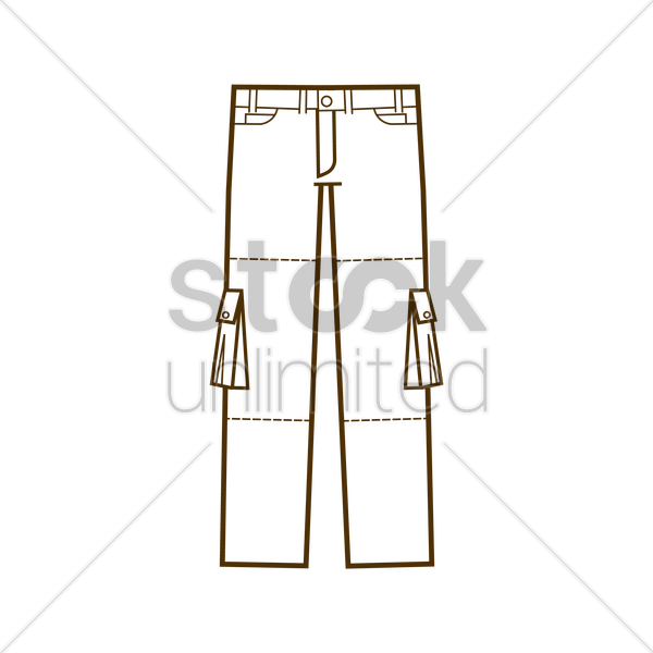 Cargo Pant Clipart Pant - Png Download (600x600), Png Download