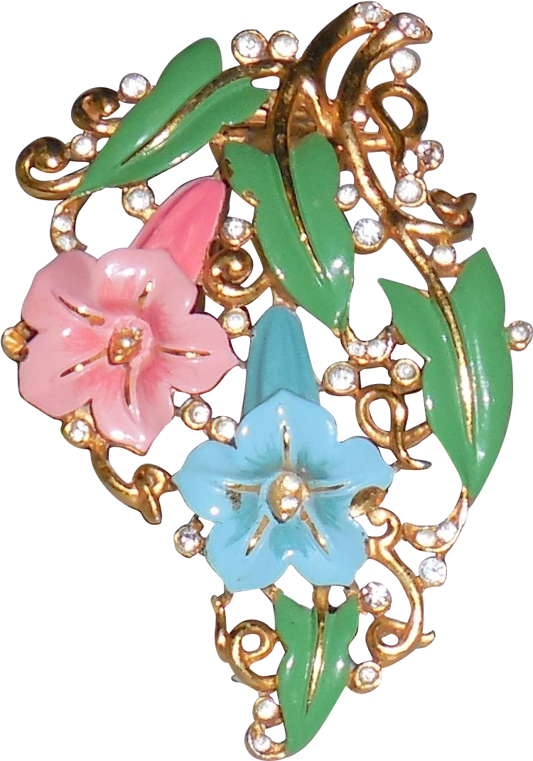 Vintage Crown Trifari Morning Clipart (1071x1071), Png Download