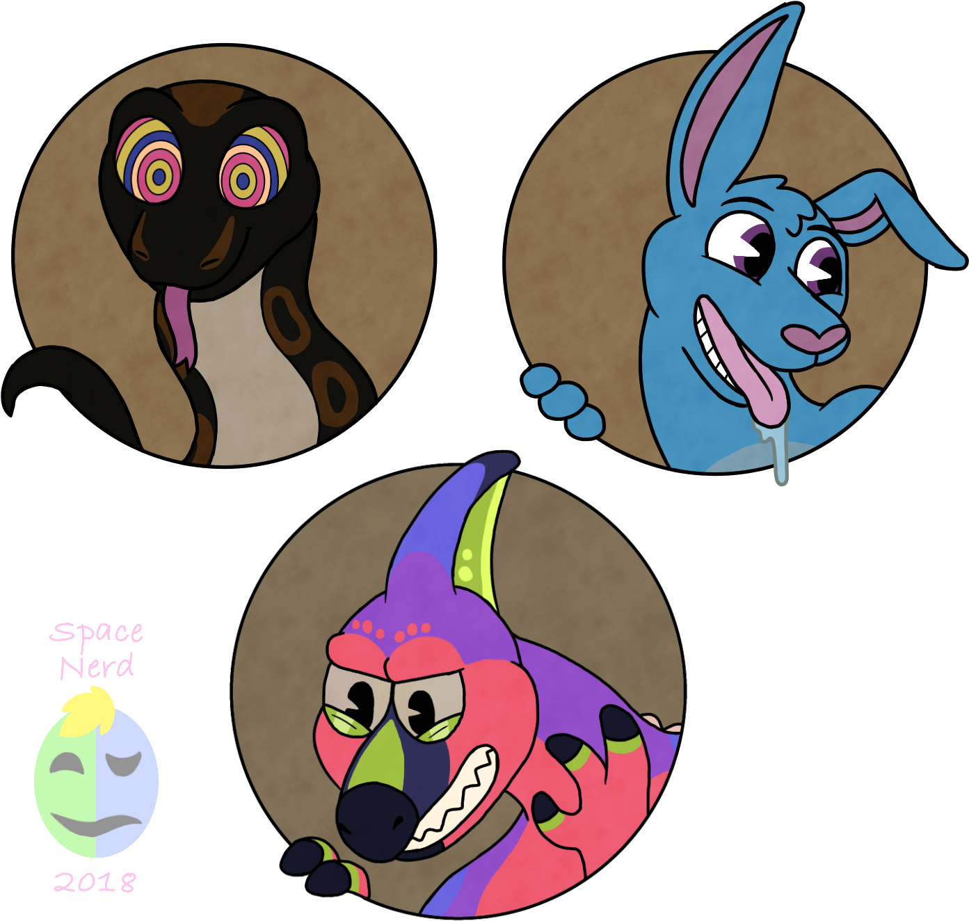 Rooty's Gang In "club Corruption" Clipart (1536x1429), Png Download