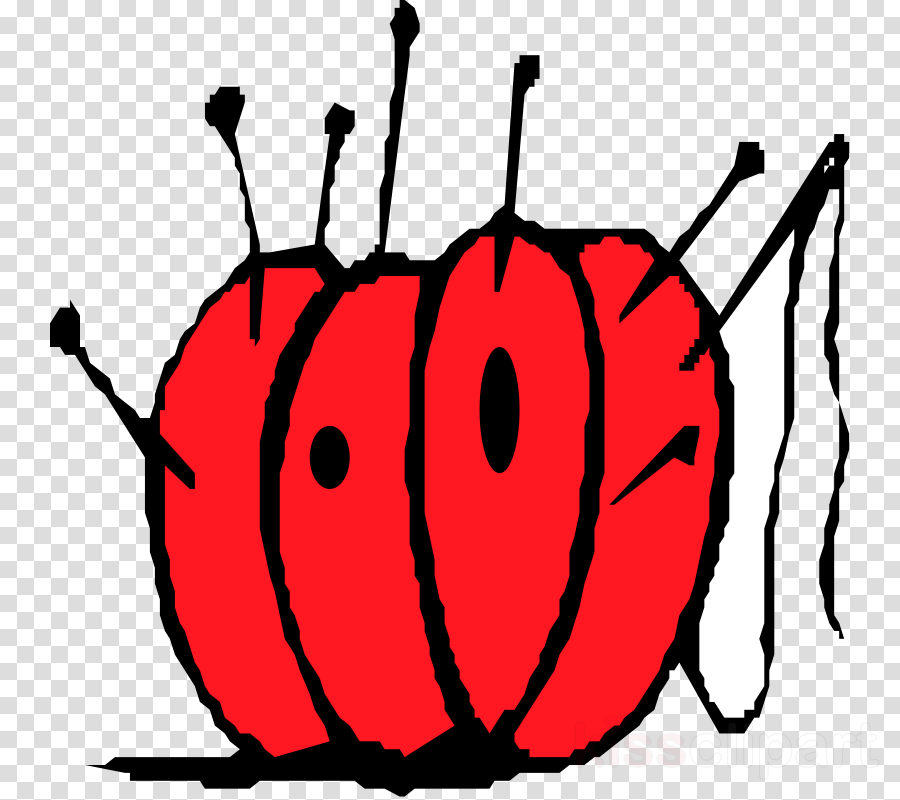 Pins And Needles Clipart Hand-sewing Needles Pincushion - Png Download (900x800), Png Download