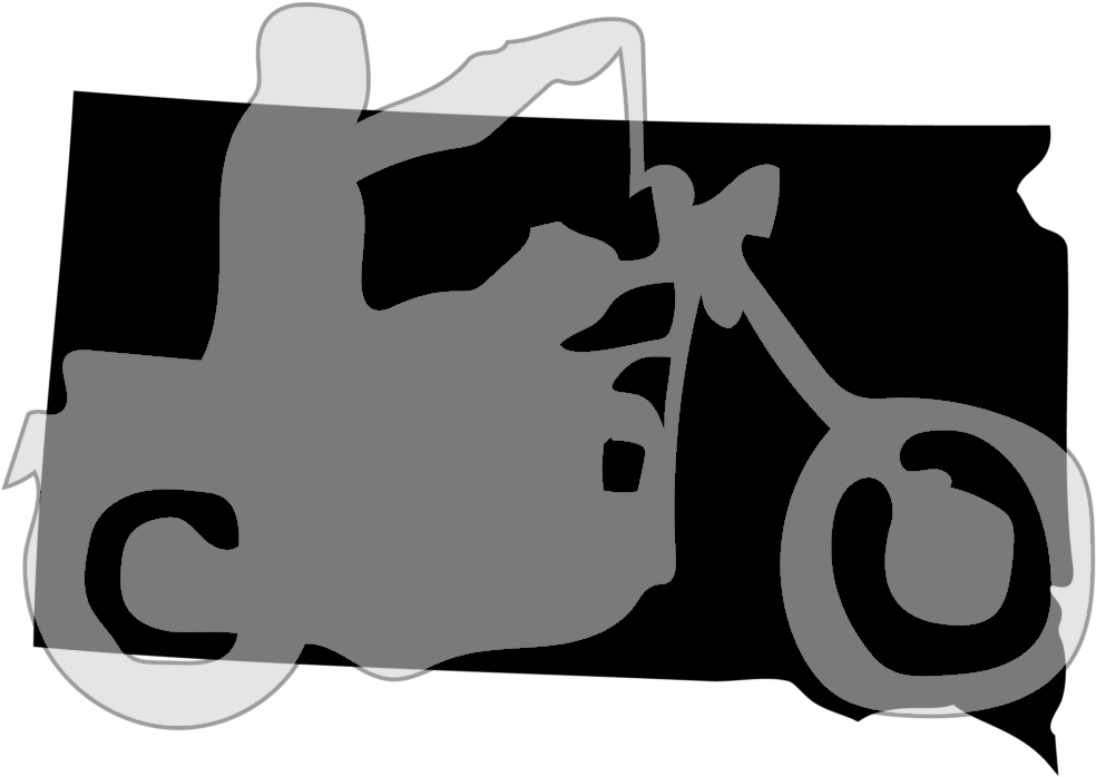 South Dakota Motorcycle Registration & Title Clipart (1024x1024), Png Download