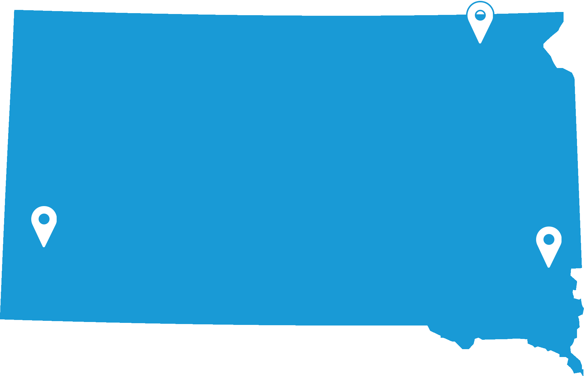 Our Offices In South Dakota Clipart (2000x1288), Png Download