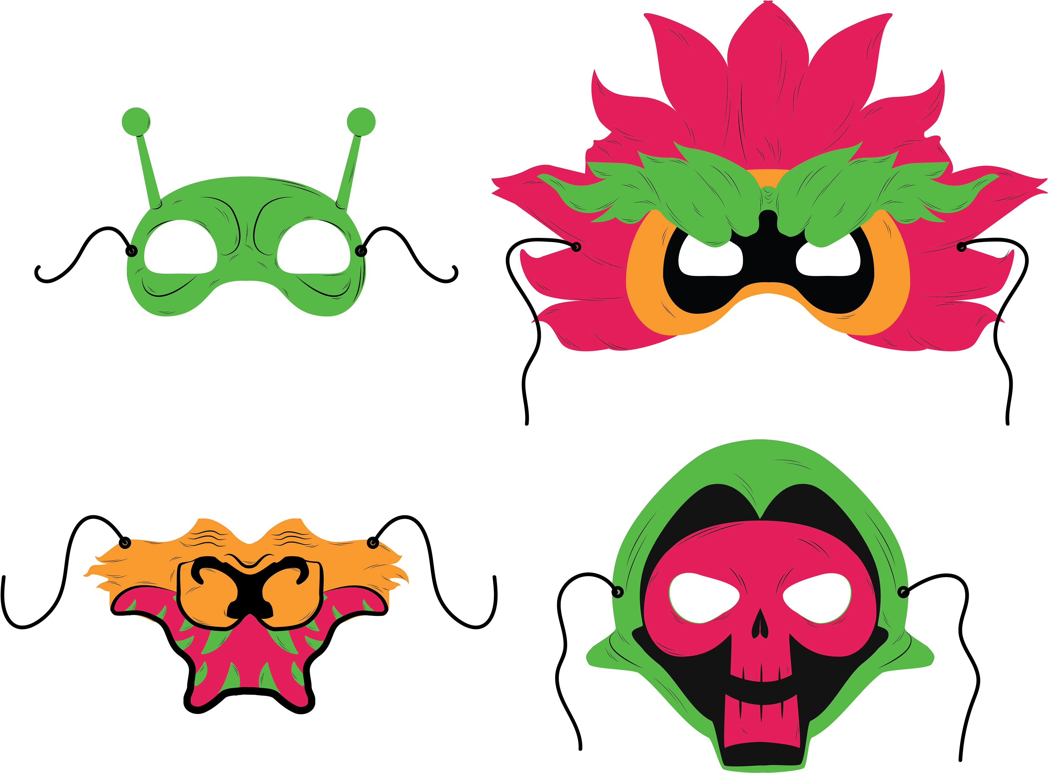 The Spectre Circus Invites You To Test Your Nerves Clipart (3840x2811), Png Download