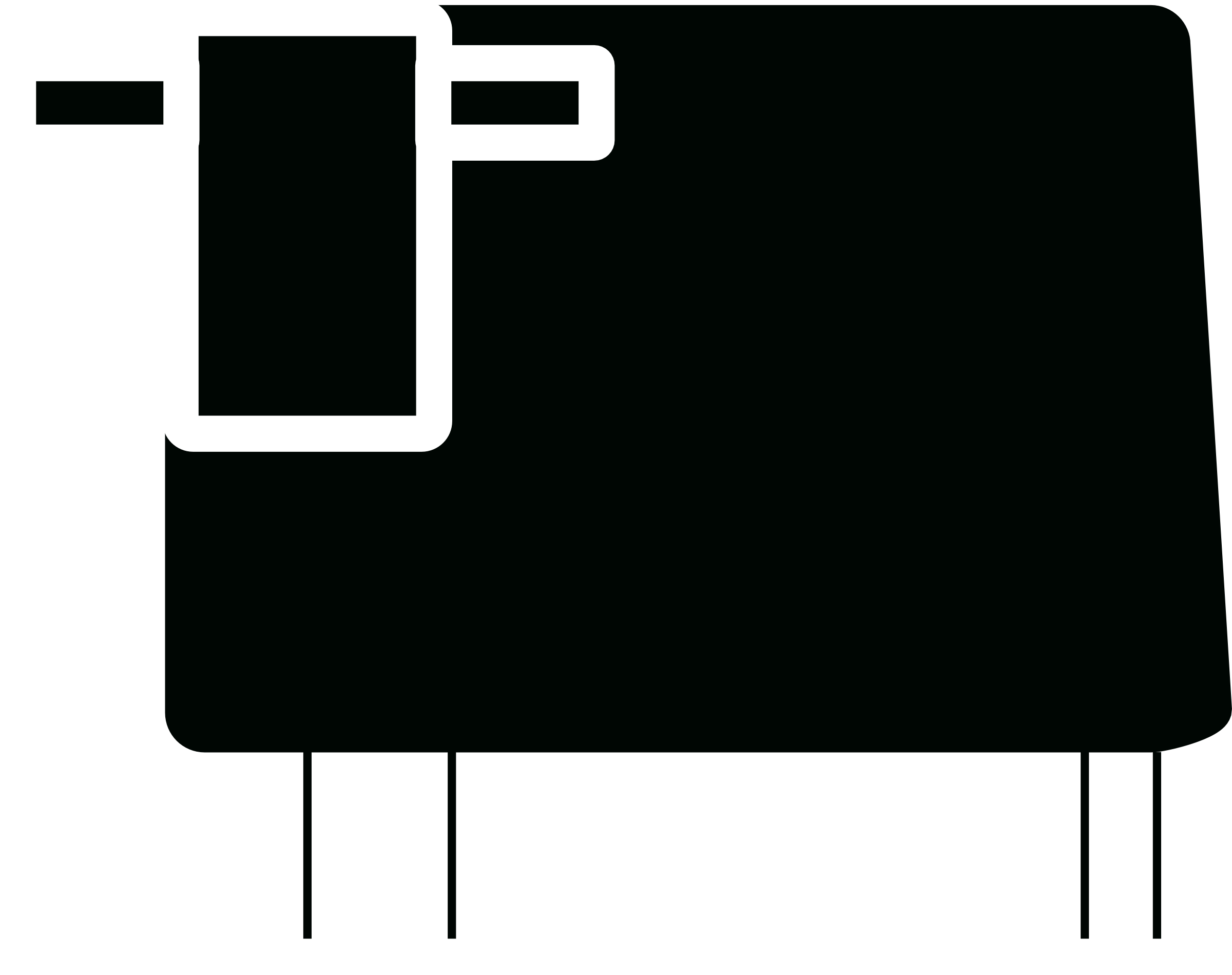 Black Square Cow Vector Clipart Image - Png Download (2400x1899), Png Download