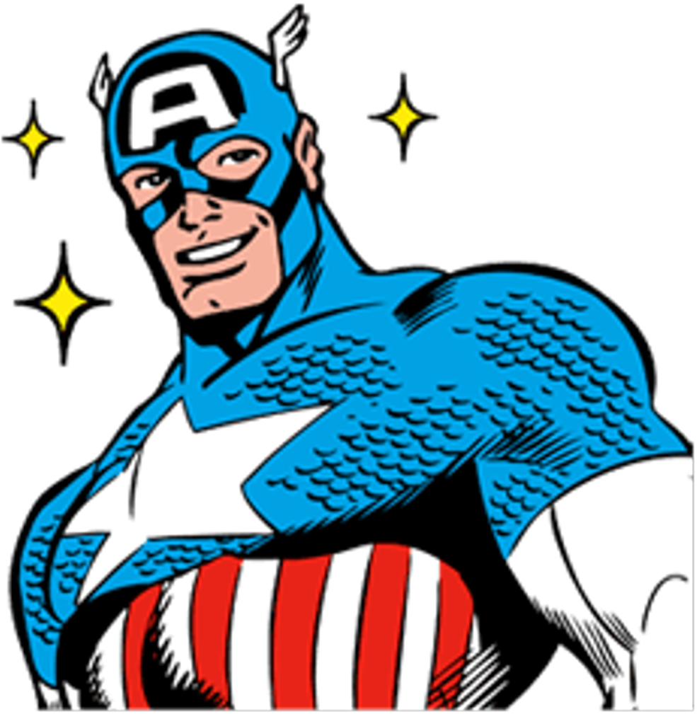 Captainamerica Steverogers Marvel Avengers Freetoedit Clipart (1024x1024), Png Download