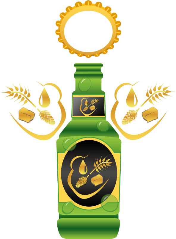 It Company Logo Design For Beer Is Heaven In United Clipart (1000x1000), Png Download