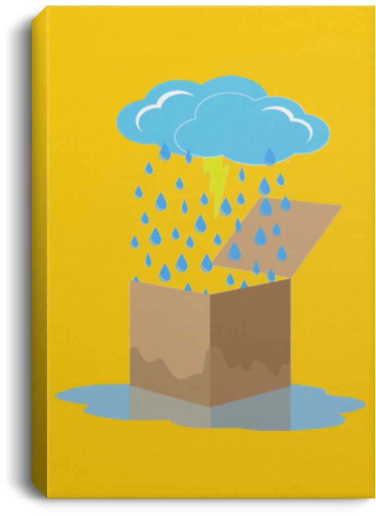 Rain Box Portrait Canvas Clipart (1024x1024), Png Download