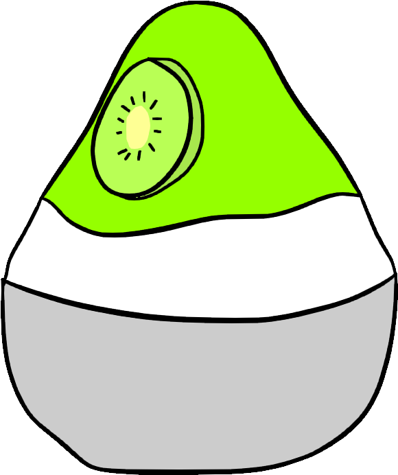 Kiwi Clipart (642x745), Png Download