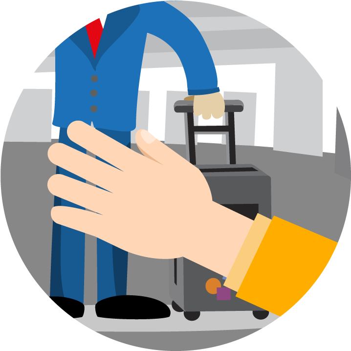 I Was Denied Boarding Clipart (729x729), Png Download