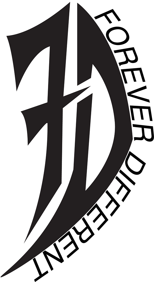 Forever Different Clothing Brand Logo Concepts Clipart (1200x1200), Png Download