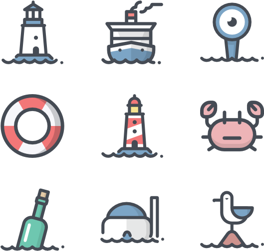 Sea Clipart (600x564), Png Download