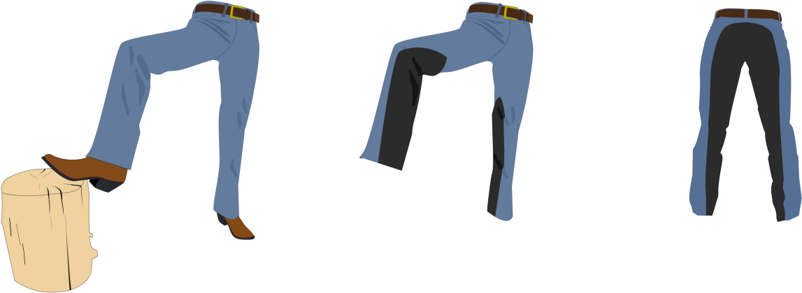 Pants Clipart Jean Day - Png Download (1200x444), Png Download