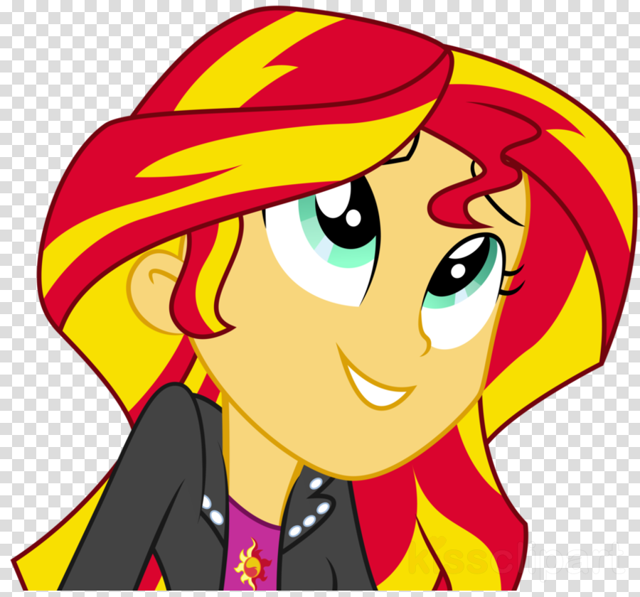 Sunset Shimmer Smiles Clipart Sunset Shimmer Pinkie - Png Download (900x840), Png Download