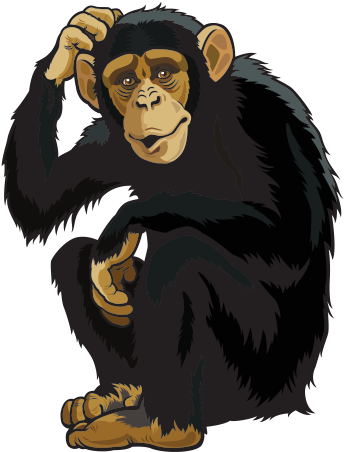 Gorilla Clipart Ferocious - Png Download (600x600), Png Download
