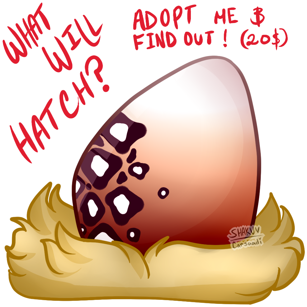 Unknown Egg Adopt Clipart (1000x1000), Png Download