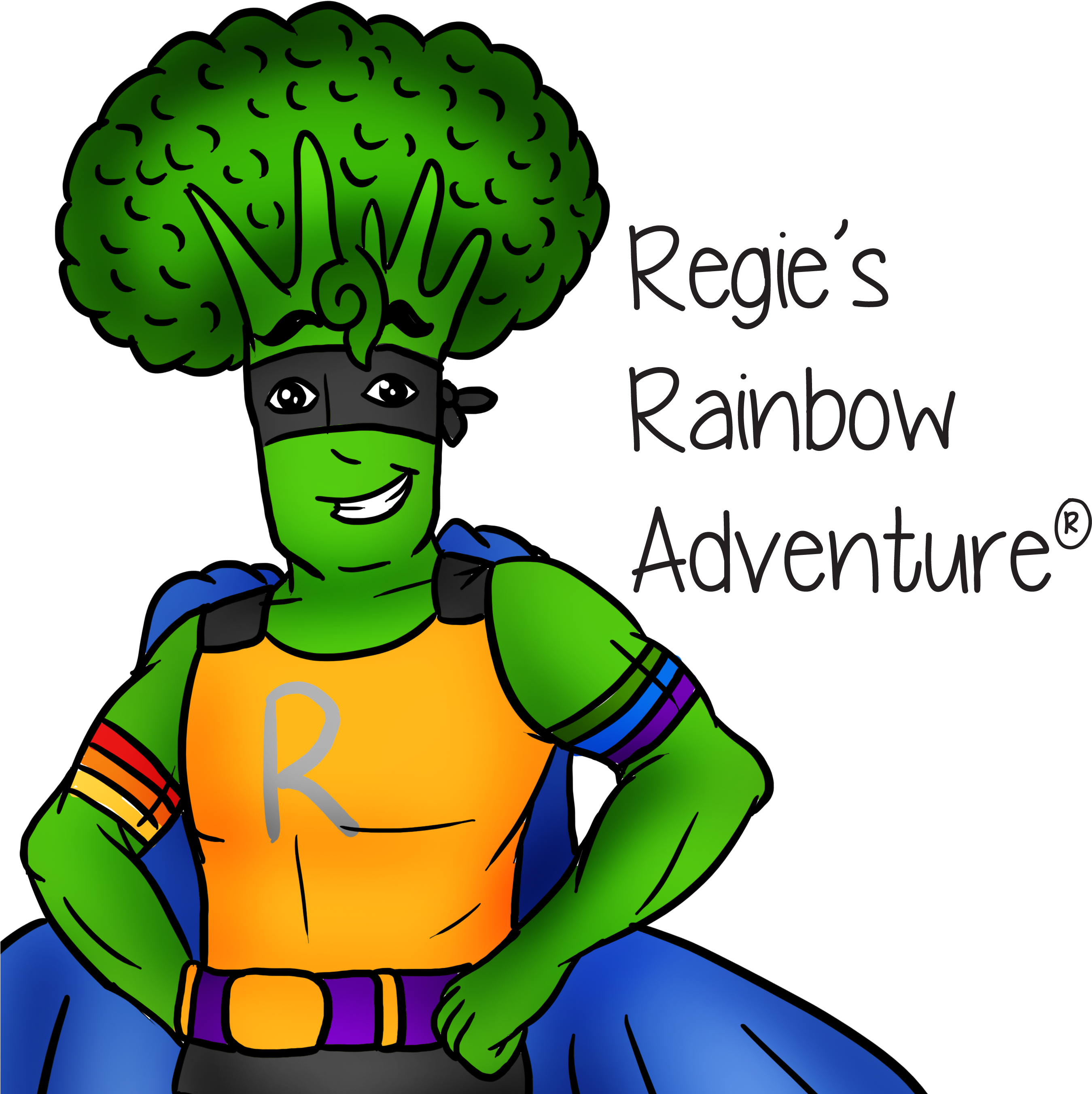 Curriculum That Follows Regie, The Broccoli Superhero, Clipart (2768x2776), Png Download