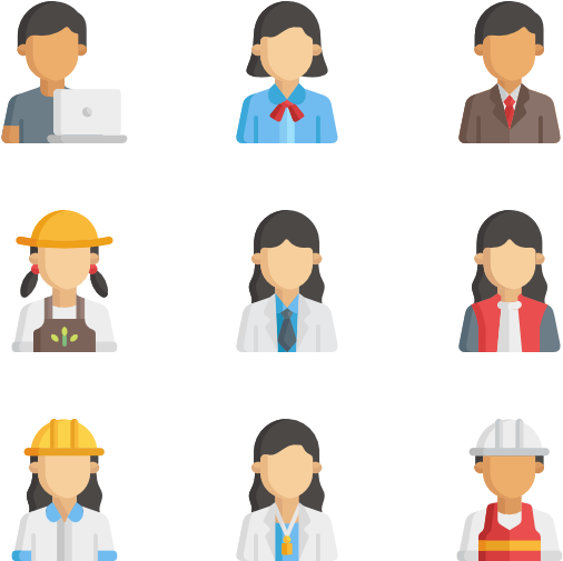 Job Profile Icons Free Clipart (600x564), Png Download
