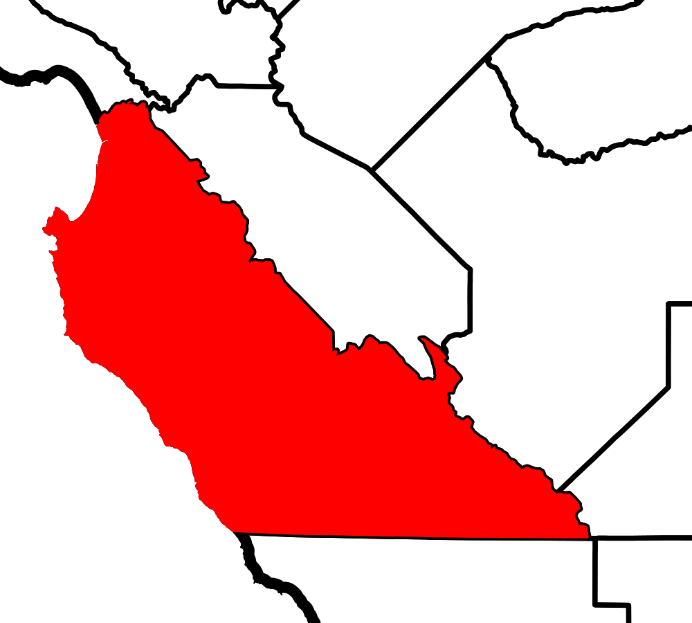 Monterey County California Adjacents Clipart (1000x900), Png Download