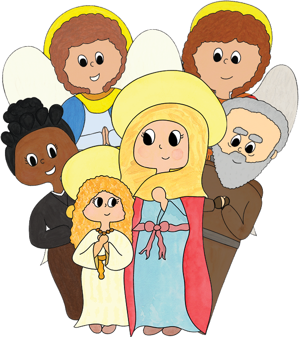 Fishing For Saints 3 China Cover Characters Clipart (603x679), Png Download