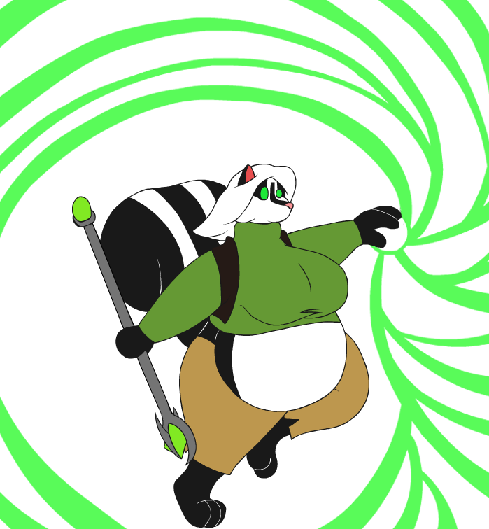 Skunk On A Mission Clipart (699x756), Png Download