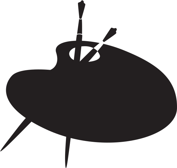 Sticker Palette De Peinture Clipart (800x800), Png Download