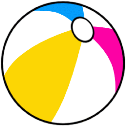 Beach Ball Clipart Sun Umbrella - Png Download (640x480), Png Download