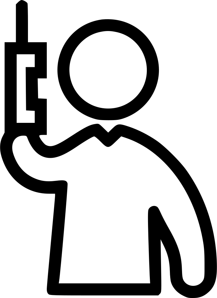 Talking On Phone Comments Clipart (714x980), Png Download