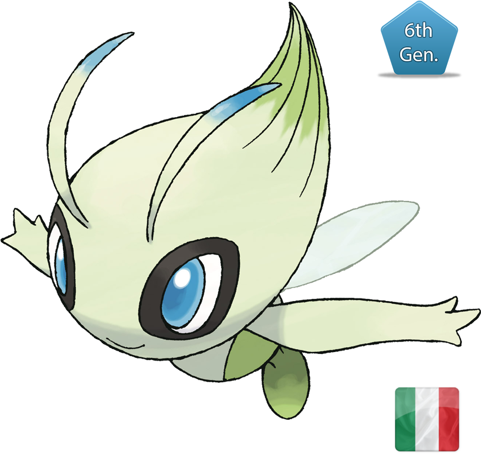 Celebi Clipart (1000x1000), Png Download