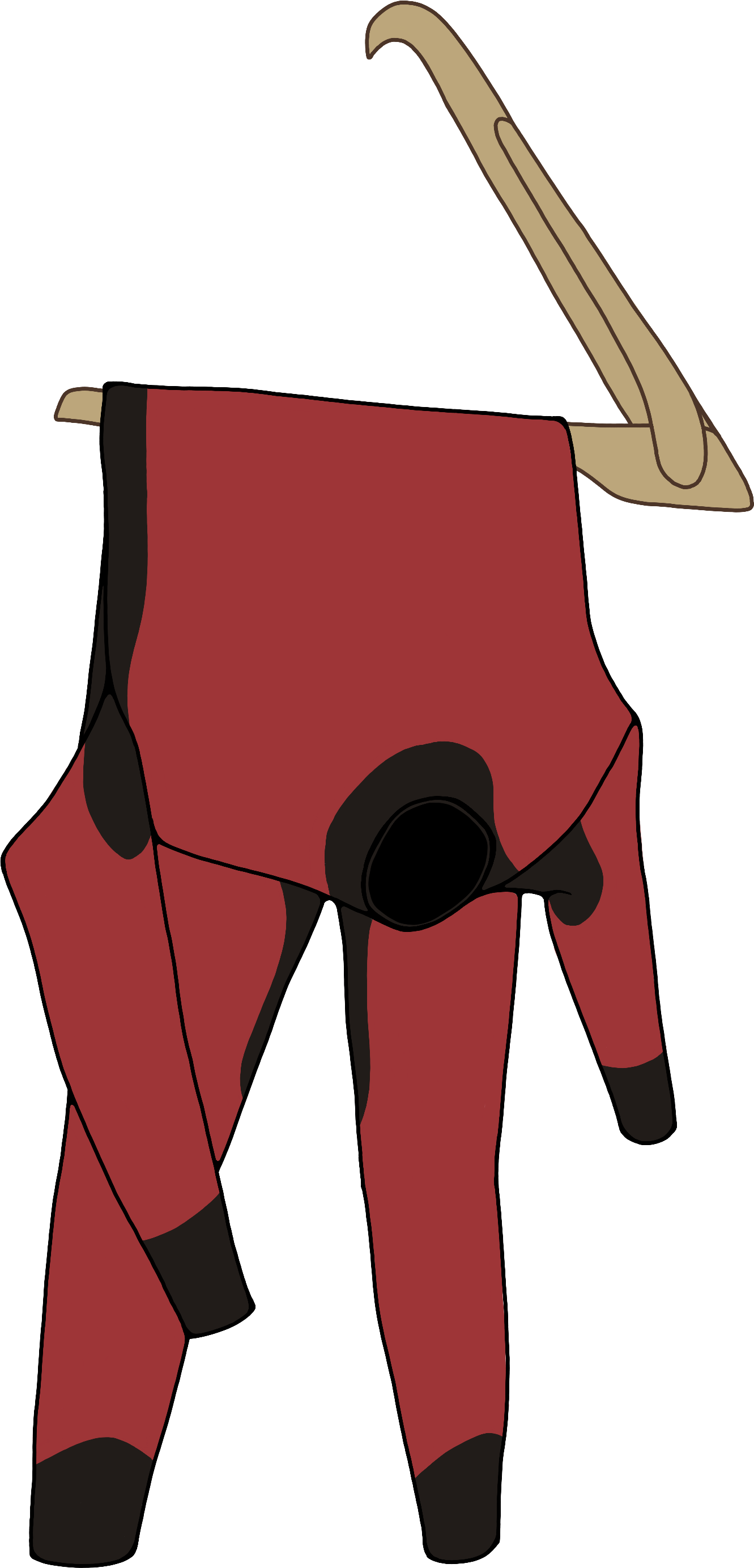 Caring For Your Wetsuit Clipart (1331x2766), Png Download