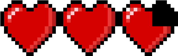 Legend Of Zelda Three Heart Container Clipart (1200x1200), Png Download