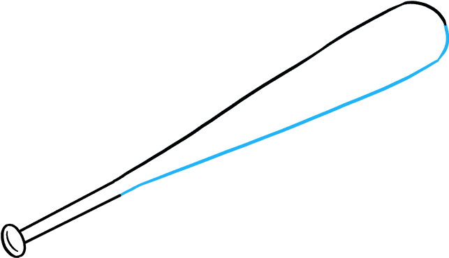 How To Draw Baseball Bat Clipart (680x678), Png Download