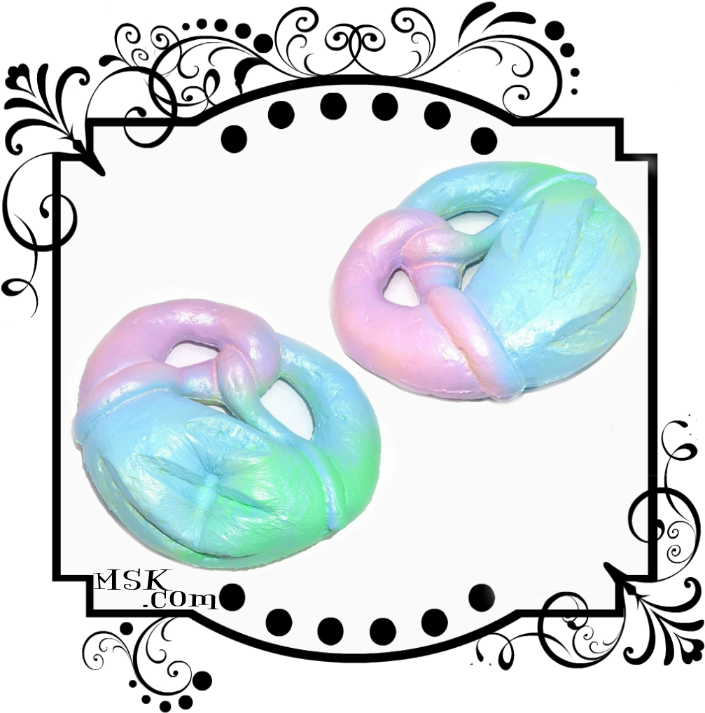 Kiibru Jumbo Pretzel Squishy Clipart (1024x1024), Png Download